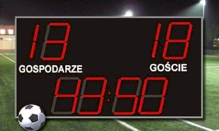 Tablica wyników na boiska sportowe - ST 12