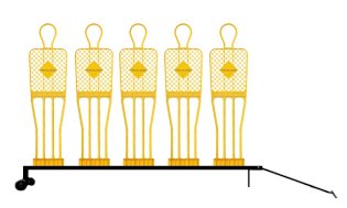 Wózek na mury piłkarskie