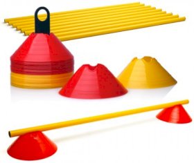 Wysepki z tyczkami - zestaw