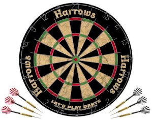 Zestaw Harrows Let's Play Darts Game Set / tarcza + rzutki