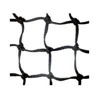 Lawn tennis net, black, with polyethylene  2 mm
