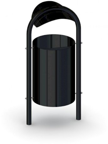 Kosz stacjonarny, cynk + lakier  MA 15/A XL (75 l)2
