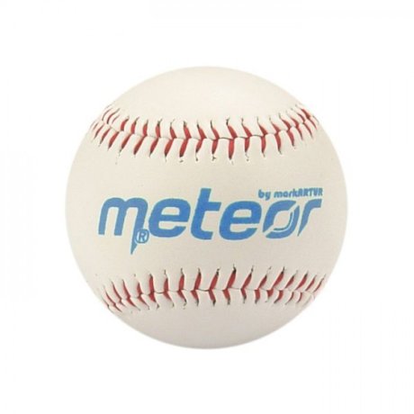 Piłka Baseball Meteor skóra syntetyczna, guma, 226g