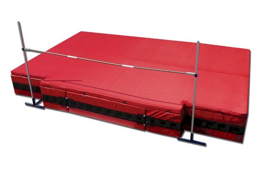 High jump landing area 5,0x3,0x0,6 m with blanket,