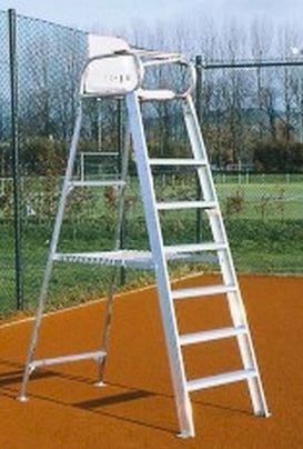 Tennis referee chair, aluminium