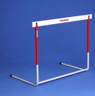Training light athletic hurdle, bended, steel, 68,6 ? 106,7 cm