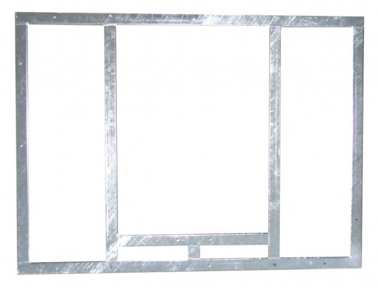 Backboard Frame 120x90, galvanised