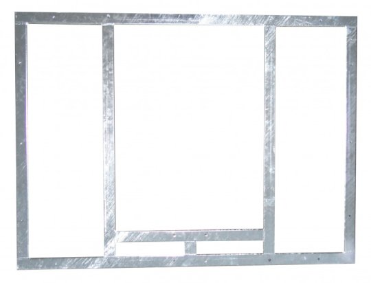 Backboard Frame 180x105, galvanised