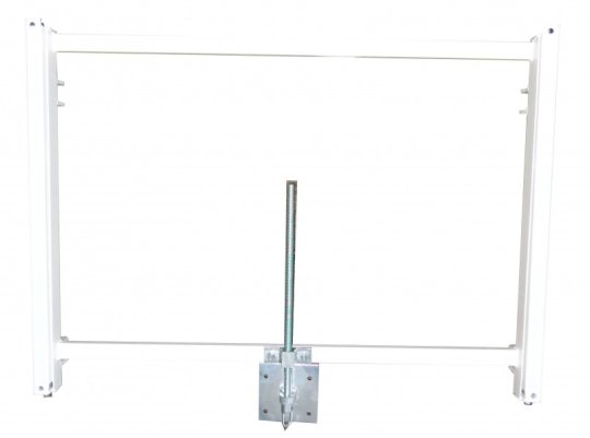 Urządzenie do regulacji wysokości tablicy  180 x 105 cm - stojaki dwusłupowe i konstrukcje wew.